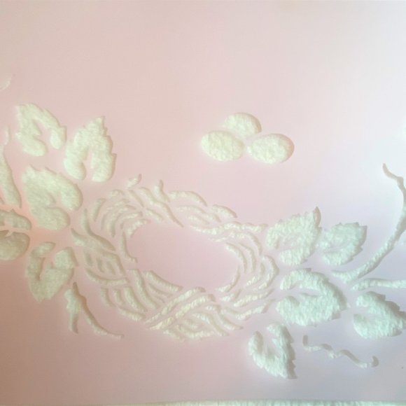 NWT Vintage Bird Nest on Branch Stencil Julie's White House Originals #J… - Picture 6 of 12